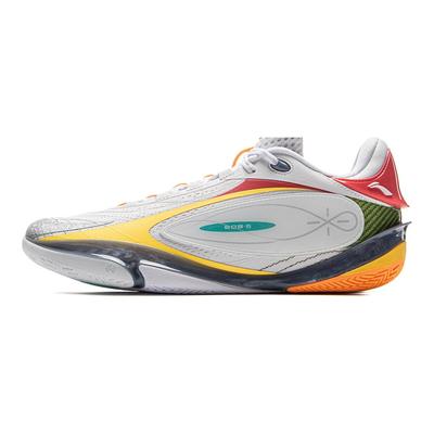 Li Ning Wade 808 5 ULTRA Cushioning, Wear Resistant Low Top Basketball Shoes Men's White ABAV015-6