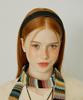 Vvv Jacquard Ribbon Volume Hairband _ Black