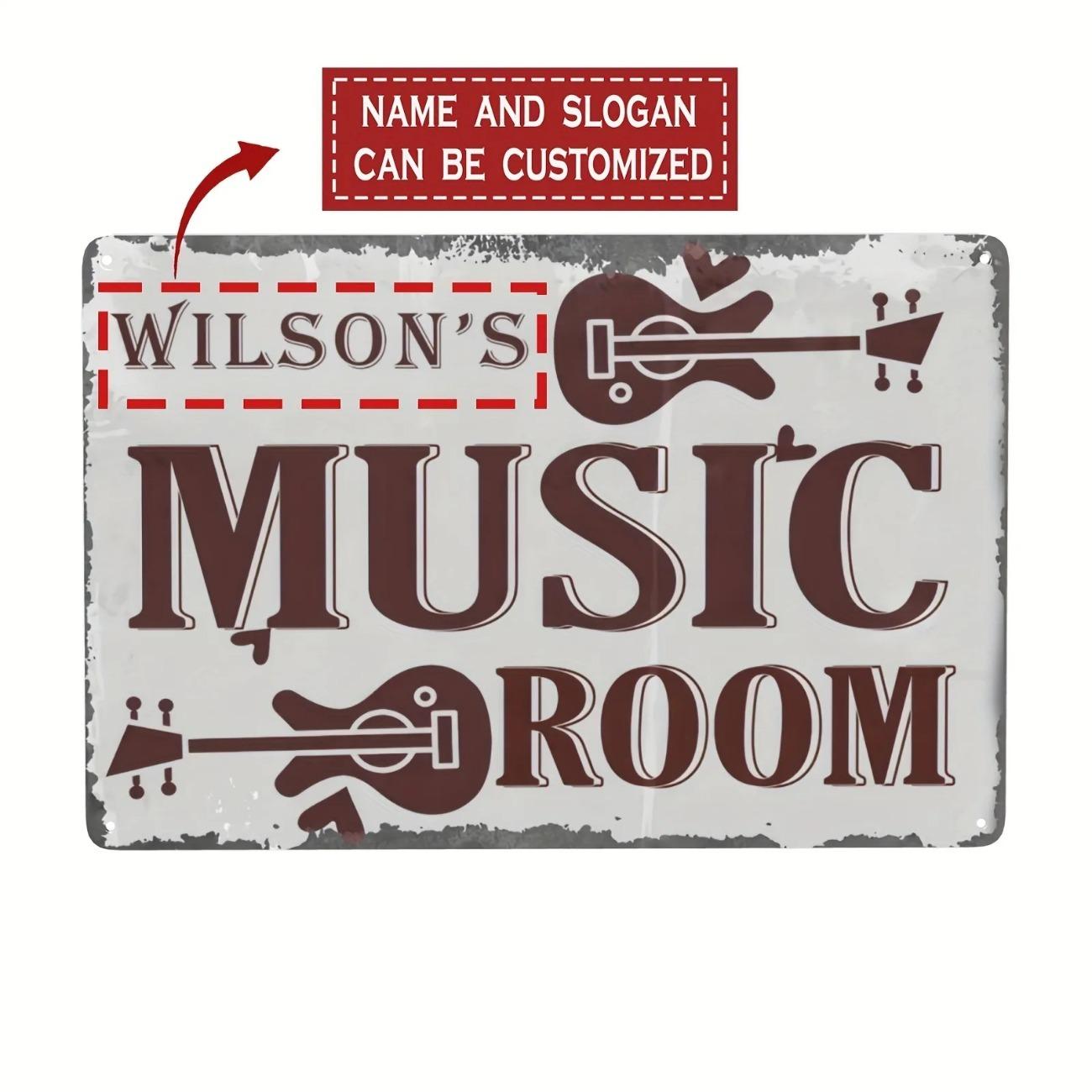 Personalized Star Shine Tin Sign for Car Home Decor белый
