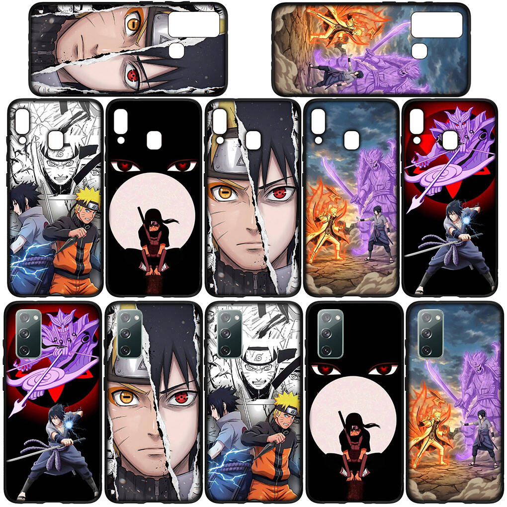 Phone Case for iPhone 17 15 16 Plus Redmi Note 14 12 11 13 Pro Max Huawei P30 P20 Lite OPPO A60 A40 A80 A38 A54 A17 Anime Uchiha Sasuke Narutos Cover