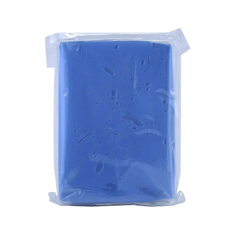 1Pc Blue Car Wash Mud Car Body Paint Finish Glass Decontamination Cleaner Volcanic Clay Automobile Cleaning Tool Accessories