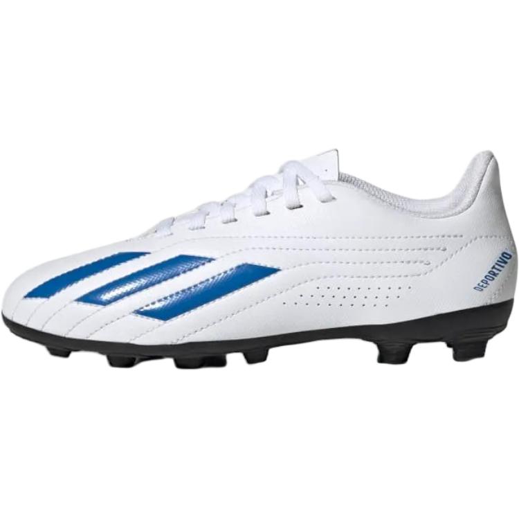 Adidas Multi-Terrain Comfortable Versatile Non-Slip Durable Low-Top Kids Soccer Shoes Kids Soccer Shoes White HP2511