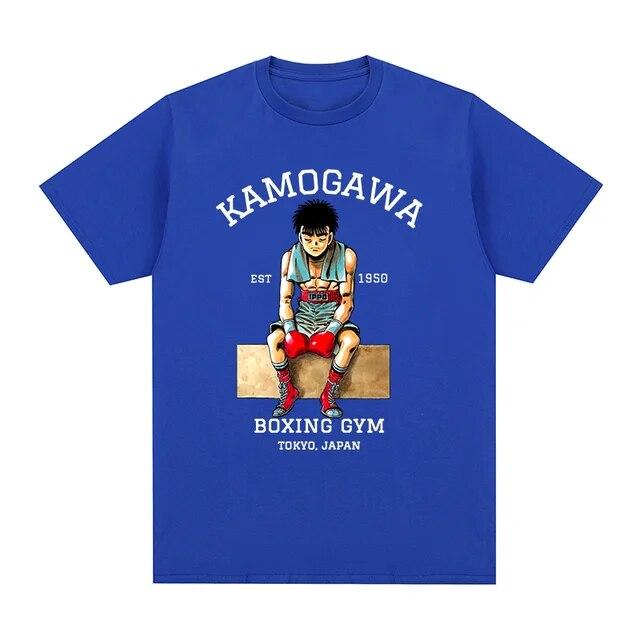 Hajime No Ippo KBG Design Vintage tričko Anime Funny Makunouchi Bavlněné Unisex tričko Nové tričko Dámské topy