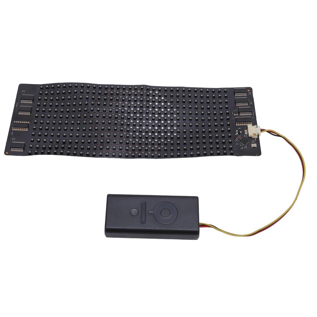 Flexible LED Display 12x32 Resolution APP Control HD Full Color LED Sign Screen for Bag Hat Glasses