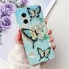 For Vivo Y39 5G Y300i 5G / Vivo V2436 V2444A Back Cover Girly Fashion Flower Butterfly Painting Case Soft Clear Silicone Funda