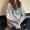 Letter Print Hoodie For Women With Thick Polyester Fabric Casual Fall Winter Fashion