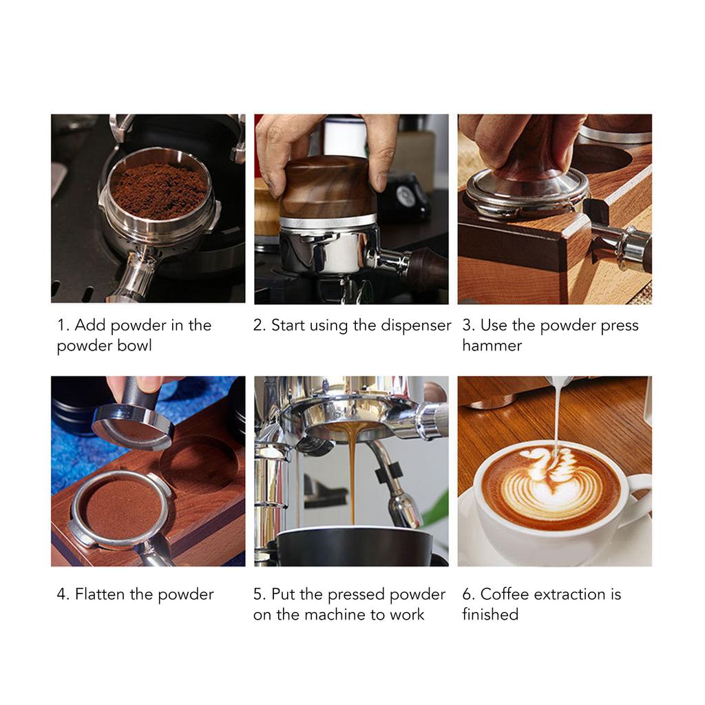 58mm Espresso Bottomless Portafilter Filter Basket Barista Tool Dual Ears Bottomless Portafilter for GAGGIA Coffee Machine