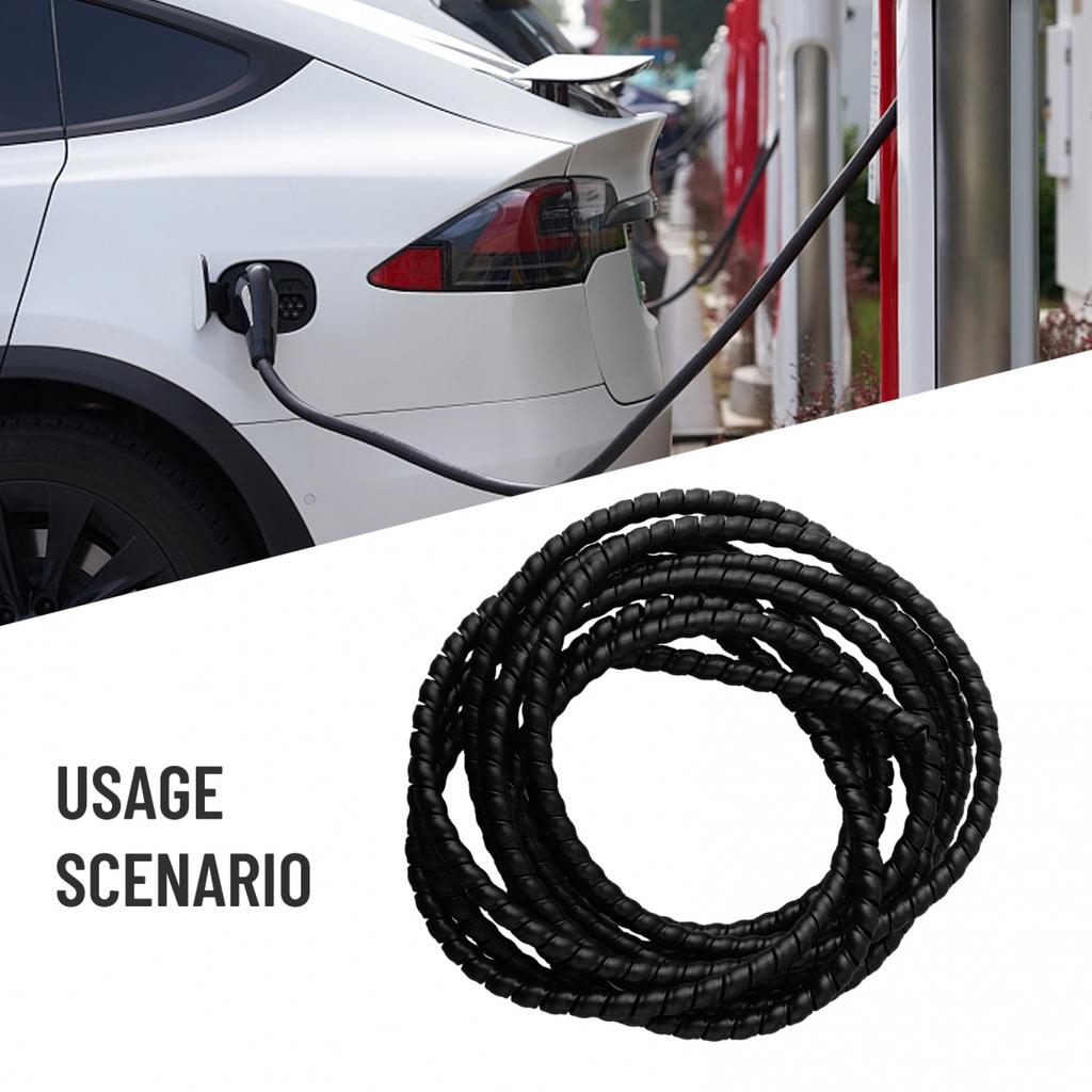 Hochwertiger Hydraulikschlauchschutz, 1 Stück, 5 m Länge, schützt und verlängert die Lebensdauer des Schlauchs