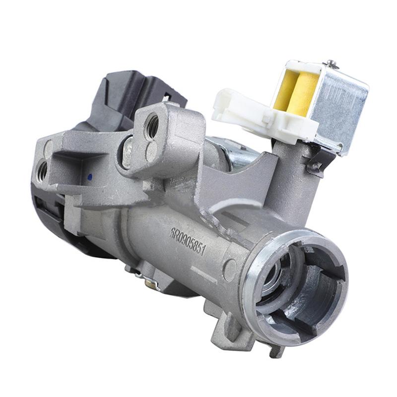 Automobile Ignition Key Switch Metal Ignition Starter Switch & Steering Lock For Seat IBIZA 6R0905851D