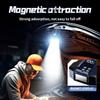 Portable Mini LED Flashlights USB Rechargeable EDC Flashlight with Battery Display Magnetic Working Light 7 Modes Fishing Torch