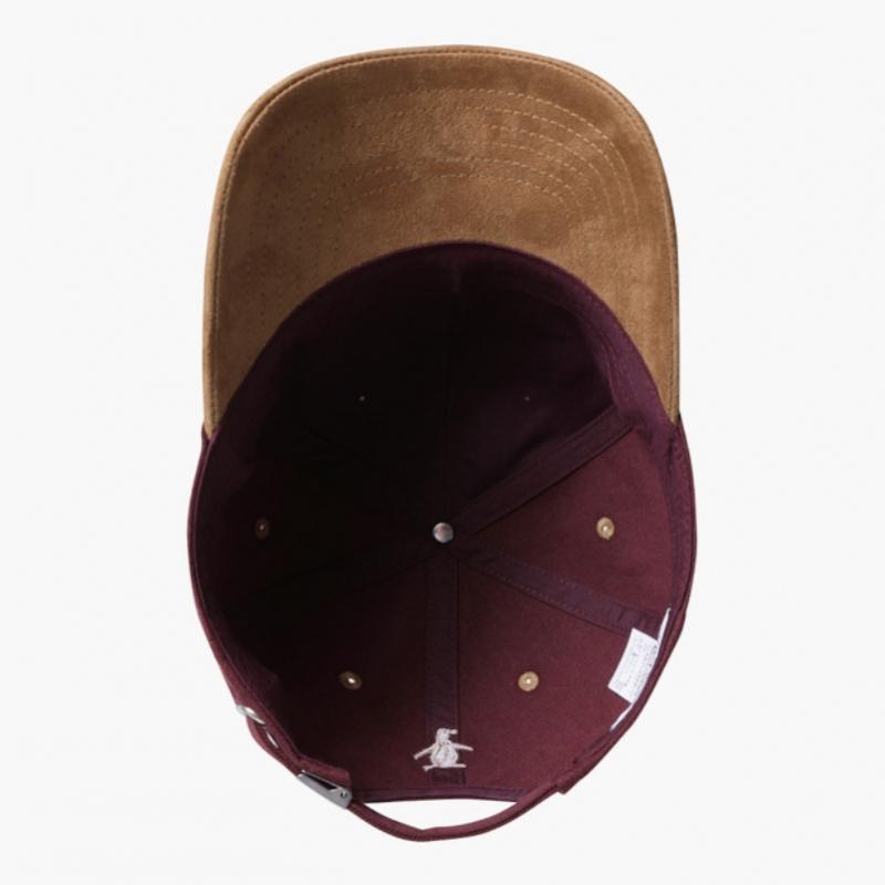 MunSingwear Men S Color Block Cotton Ball Cap Wine Mq321pcp81