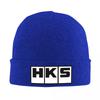 HKS  Warm Knitted Cap Hip Hop Bonnet Hat Autumn Winter Outdoor Beanies Hats for Unisex Adult