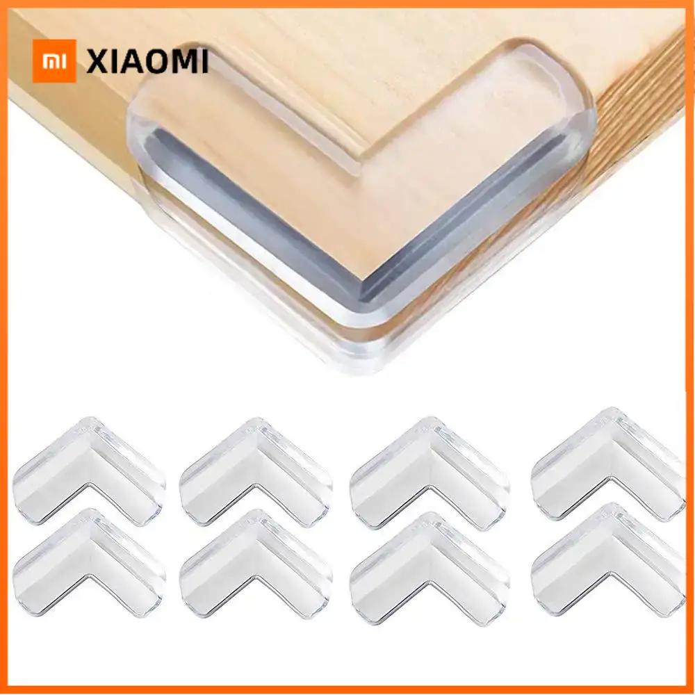 Xiaomi 4/12 Adet Şeffaf Çarpışma Önleyici Köşe PVC Ped Çocuk Güvenliği Köşe Koruyucu Bebek Çarpışma Önleyici Koruyucu Masa Köşesi
