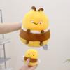 Adorable Bee Plush Toy Creative Pull String Stuffed Animal Soft Pp Cotton
