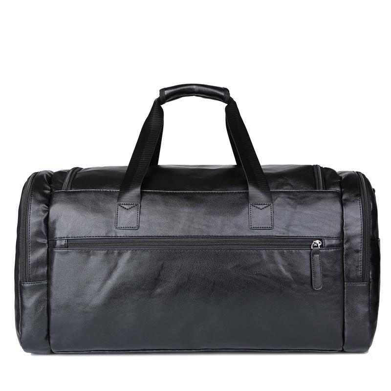 Travel Bag, Large Capacity Luggage Bag, Business Travel Single Shoulder Hand-held Crossbody Backpack, Leather Waterproof