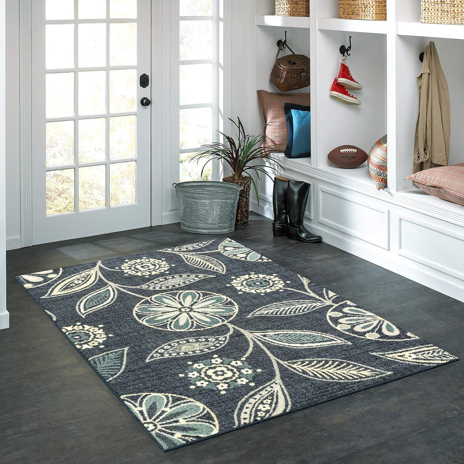 

Американский ретро-коврик для ванной комнаты, впитывающий и устойчивый к грязи напольный коврик для двери 40*60cm