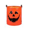 Halloween Pumpkin Leaf Bags Pumpkin Plastic Leaf Bags Decoration Reusable Heavy Duty Outdoor Fall Trash Container Decor For Leaves Debris