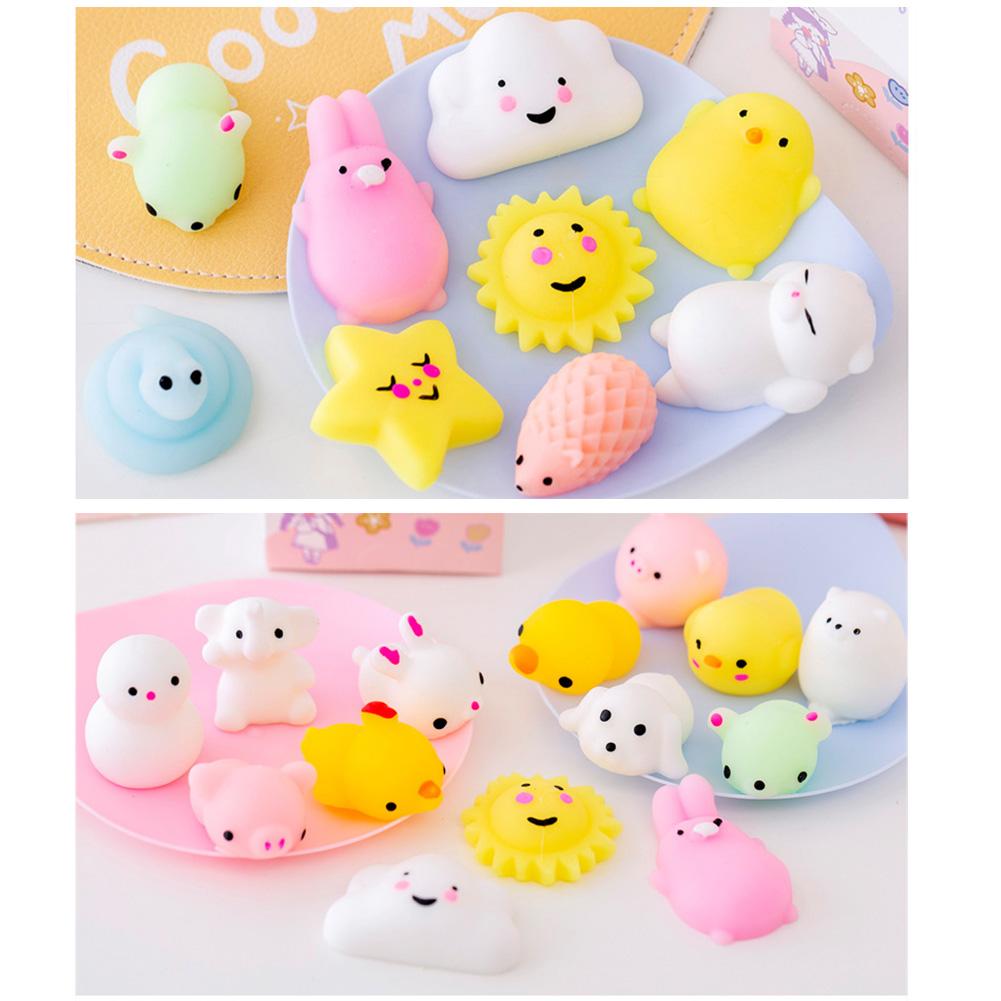 Cartoon Squeezing Mochi Toy Healing Sensory Fidget Toys for Adults Kids Gifts