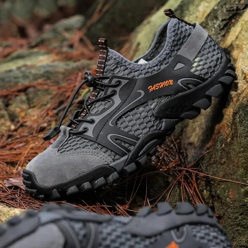 Casual Sneakers for Men Hiking Shoes Jogging Trekking Shoes Outdoor Anti-slip Wear-resistant Zapatos Outdoor Hombre Invierno