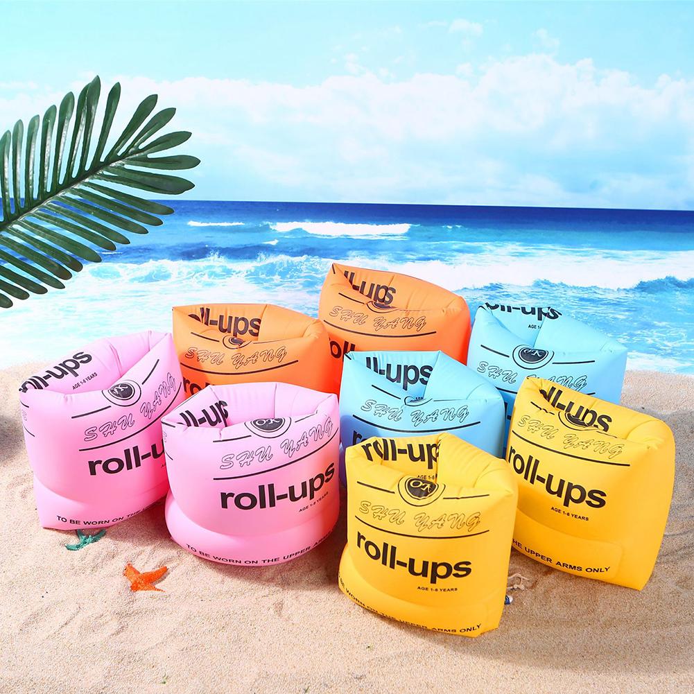 Adult Children Swimming Arm Rings Inflatable Pool Float Circle Sleeves Pool Buoys Armbands for Swim Trainer