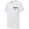 (WMNS) Converse Pocket Round Neck Short Sleeve White Women's 10020519-102