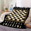 Chess Board Printed Blanket: Soft and Comfortable for Office, Picnic, or Casual Sleep - 70.87inch+ Longest Side, 2.16m²+ Area, P