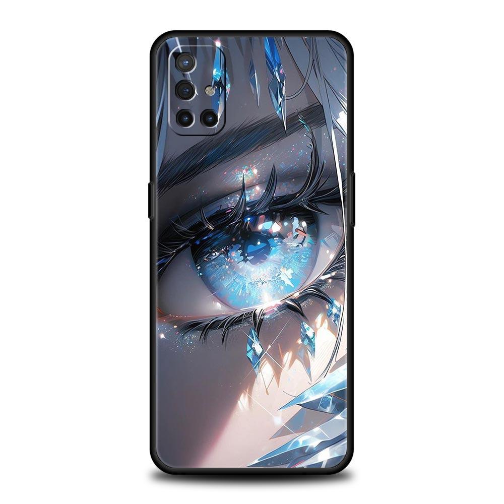 Cartoon Cute eyes art Phone Case For OnePlus 12 11 10 9 8 7 7T Pro 12R 10R 9RT 9R 8T Nord N100 N200 N10 2T CE 2 5G Soft Cover