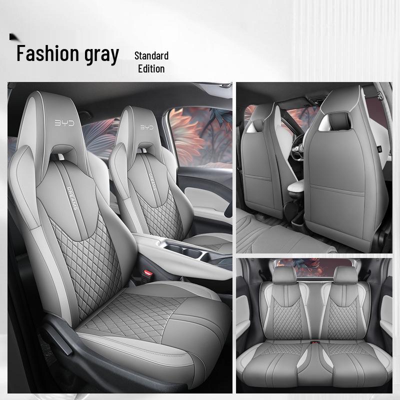 BYD Seagull Custom Leather Car Seat Cover - All-Season Full Protection