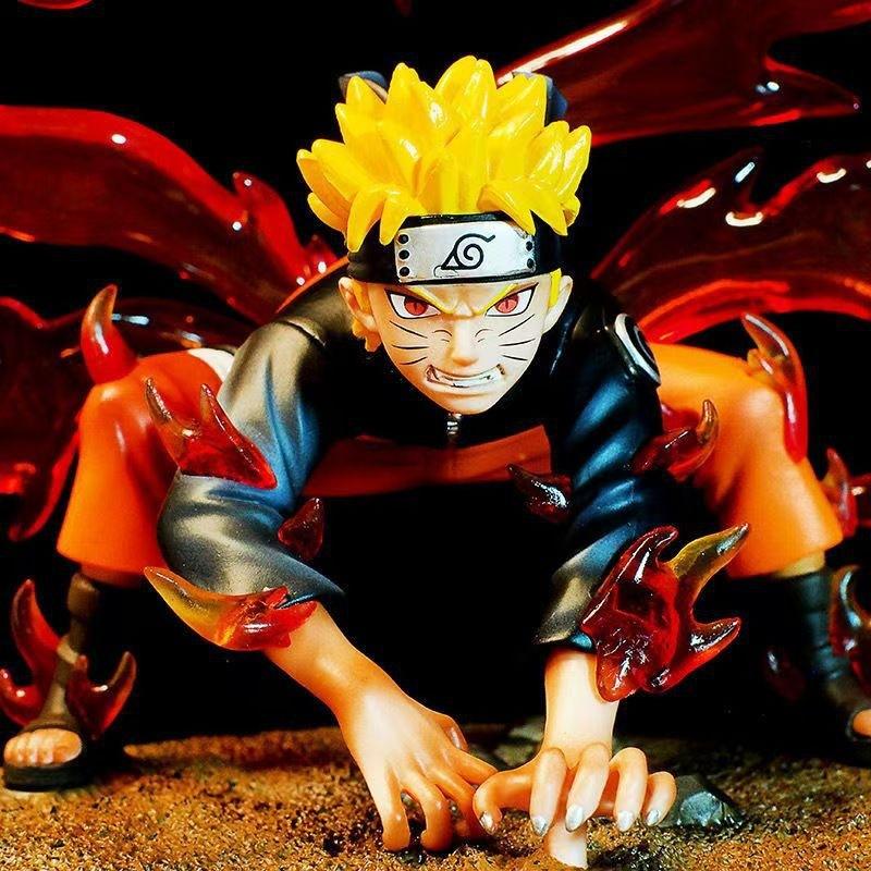 Naruto Four-tailed Vortex Naruto Nine-tailed Naruto Immortal Naruto Figure Anime Peripheral Model Ornament Statue