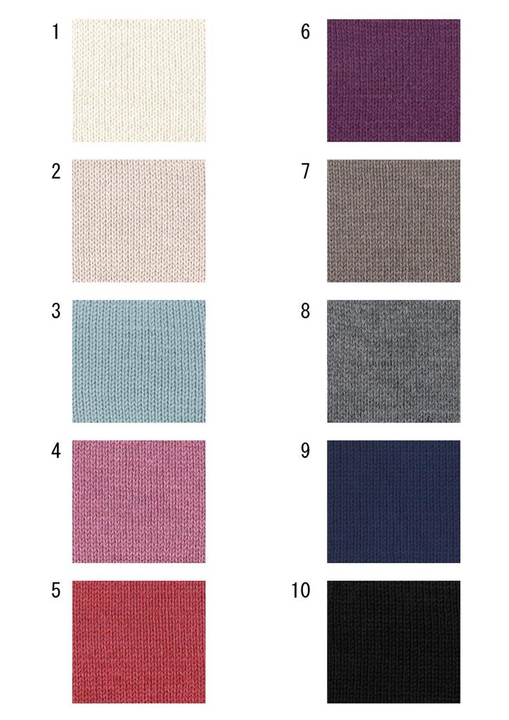 Olympus Thread Magokoro Alpaca Pack of 6 Yarn, Medium-Fine, Col. 7, Gray, 25g, Approx. 90m,