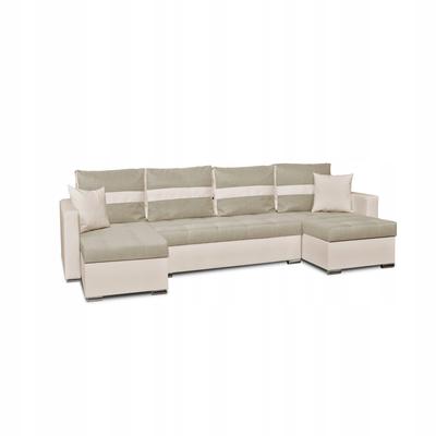 Figo BIG Corner Sofa Bed with Sleeping Function Beige Beige