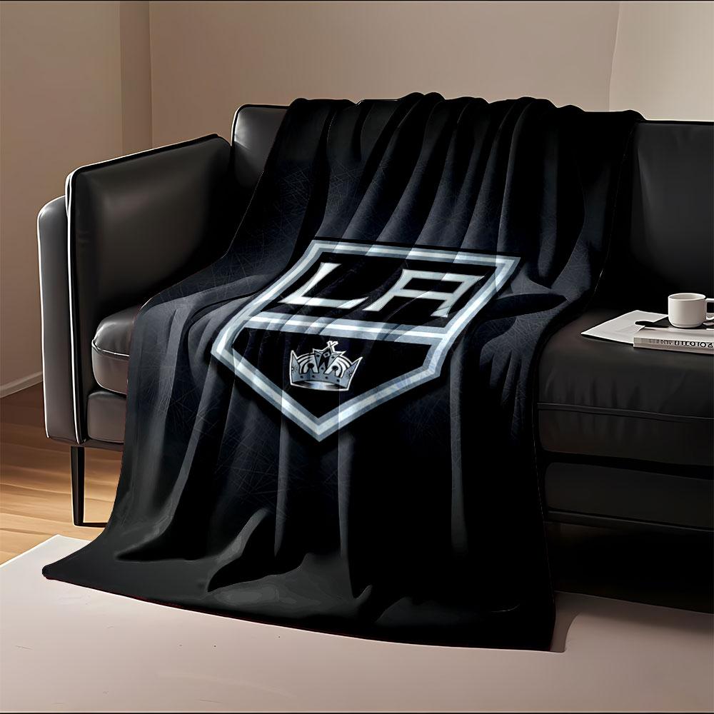 LA Kings Logo Blanket Design print blanket soft and cozy perfect for the living room bed sofa or a nap,gift