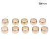 10Pcs 4 6 8 10 12 Mm Tube Brass Ferrule Compression Copper Sleeve Seal Ring Air Hydraulic Pipe Fitting Union Connector