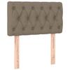 VidaXL Headboard Bedroom Furniture Bed Accessory Single Bed Headboard Home Interior Taupe 346302