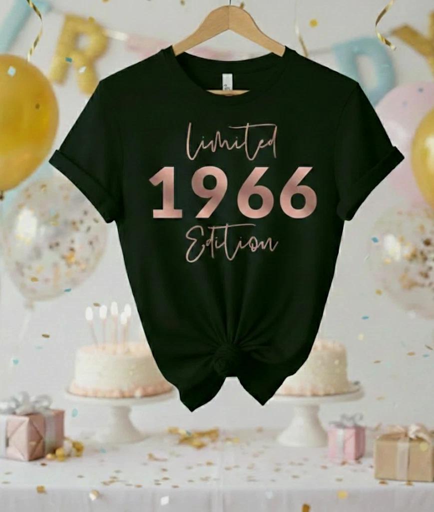 Limited Edition 1966 Birthday T- Shirt – 60th Milestone Gift 2XL