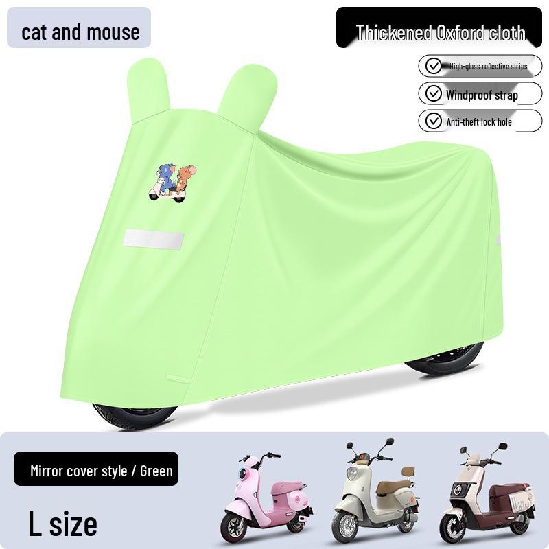 Thickened Sun & Rain Protection Cover for Electric Vehicles and Motorcycles