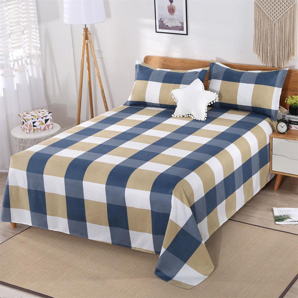 Bed Sheet Single Piece Sanded Skin-friendly Home Dormitory Bed Sheet Single Double Bedding Bedspread Mattress Cover
