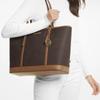 Michael Kors Jet Set Travel Classic Monogram Print Commuter Fashion Large Capacity Tote Bag Women Tote 35S0GTVT1V-200