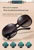 Women's Polarized Rhinestone UV Protection Sunglasses - Stylish Large Frame