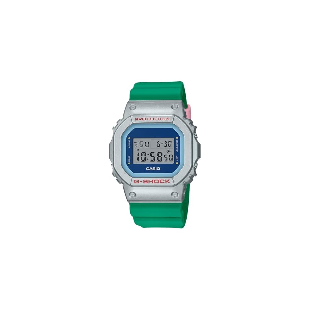Casio G-Shock DW-5600EU-8A3 Men s Watch Gray Resin Band Water Resistant Digital Timepiece