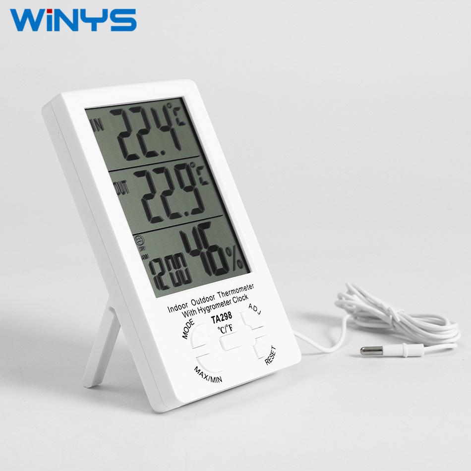 Indoor and Outdoor Large Screen Digital Display Dual Temperature Display Thermometer TA298