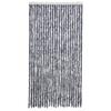vidaXL Insektenschutz-Vorhang Silbern 100x220 cm Chenille