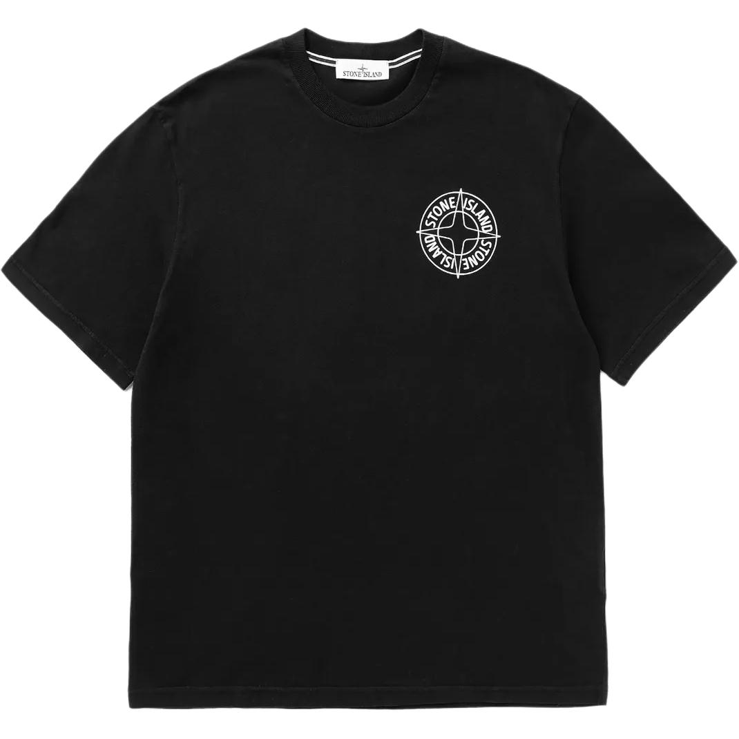 Stone Island Geribd Ronde Hals Korte Mouw Logo T-shirt Heren Tops L1S152100001S0284-V0029 XXL