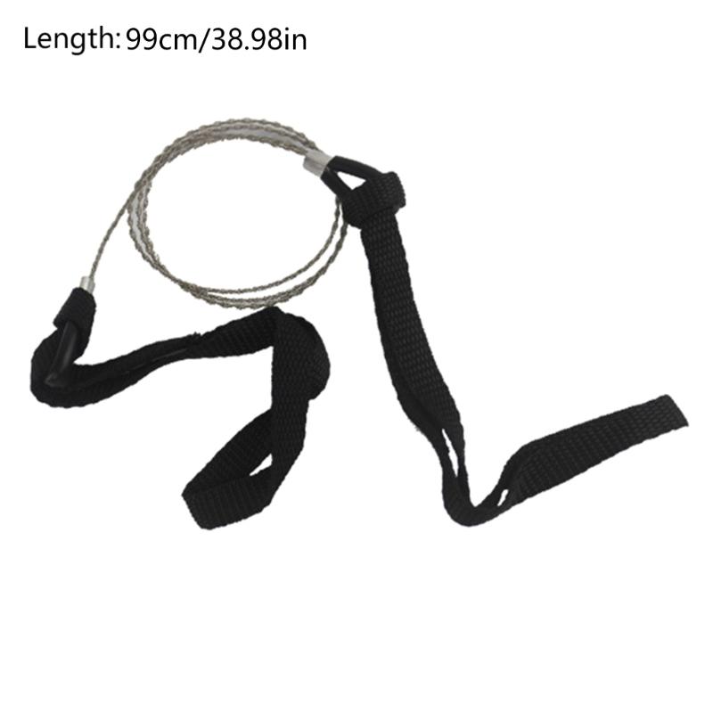 28"/ 72cm String Saw Hand Chainsaw Pracrtical Useful  Wire Saw Stainless Outdoor Camping Wood Cutting