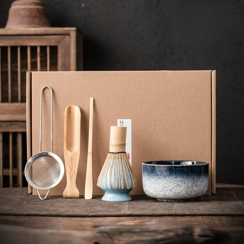 Japanese Matcha Tea Tool Set Bamboo Tea Brush Bowl Chinese Traditional Handmade DIY Ceremony Accessory Teaware Gift 2025 New