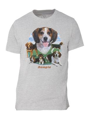 חולצת טריקו עם שרוולים קצרים ביגל