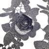 Water-soluble lace to flowers, three-dimensional hollow embroidery, heavy work double-layer appliqués, DIY lace accessories
