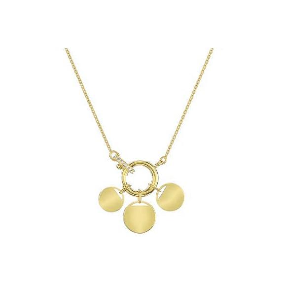 Swarovski Ginger Charm Gold Plated Necklace Women necklace White 5567530