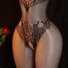 1pc Hot Women Crossover Breastless Bodystocking Crotchless Bold Sex Lingerie Black Tights Open Bra Porn Outfits Desire Underwear