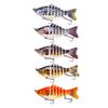 3/4/5Pcs Fishing Lures 3D Swimming Baits with Treble Hooks Realistic Looking Bright Color Freshwater Saltwater Artificial Baits Hard Lures